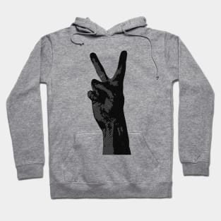 two fingers of peace Hoodie